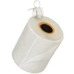 Toilet Paper Roll Glass Ornament