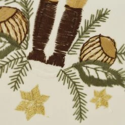 Nutcracker Ivory Rectangular Table Runner -Holiday Decoration Store 1240102 web 3