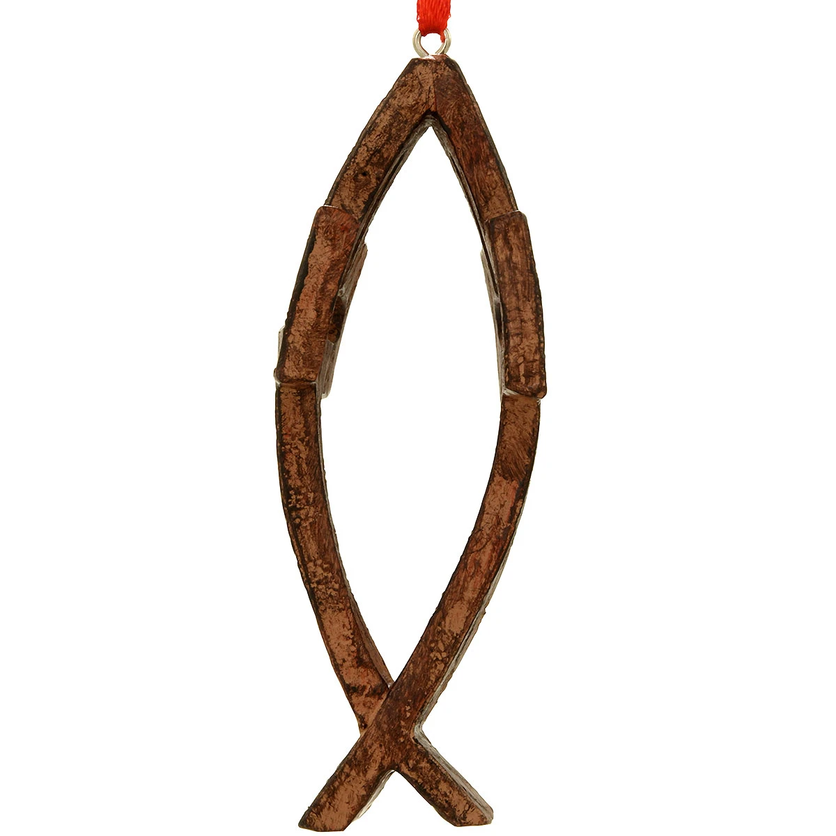 Hope/Fish Cross Resin Ornament 4 Hope/Fish Cross Resin Ornament - Image 2