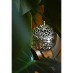Chirping Bird Ball Silver Ornament -Holiday Decoration Store 1241079 web 4