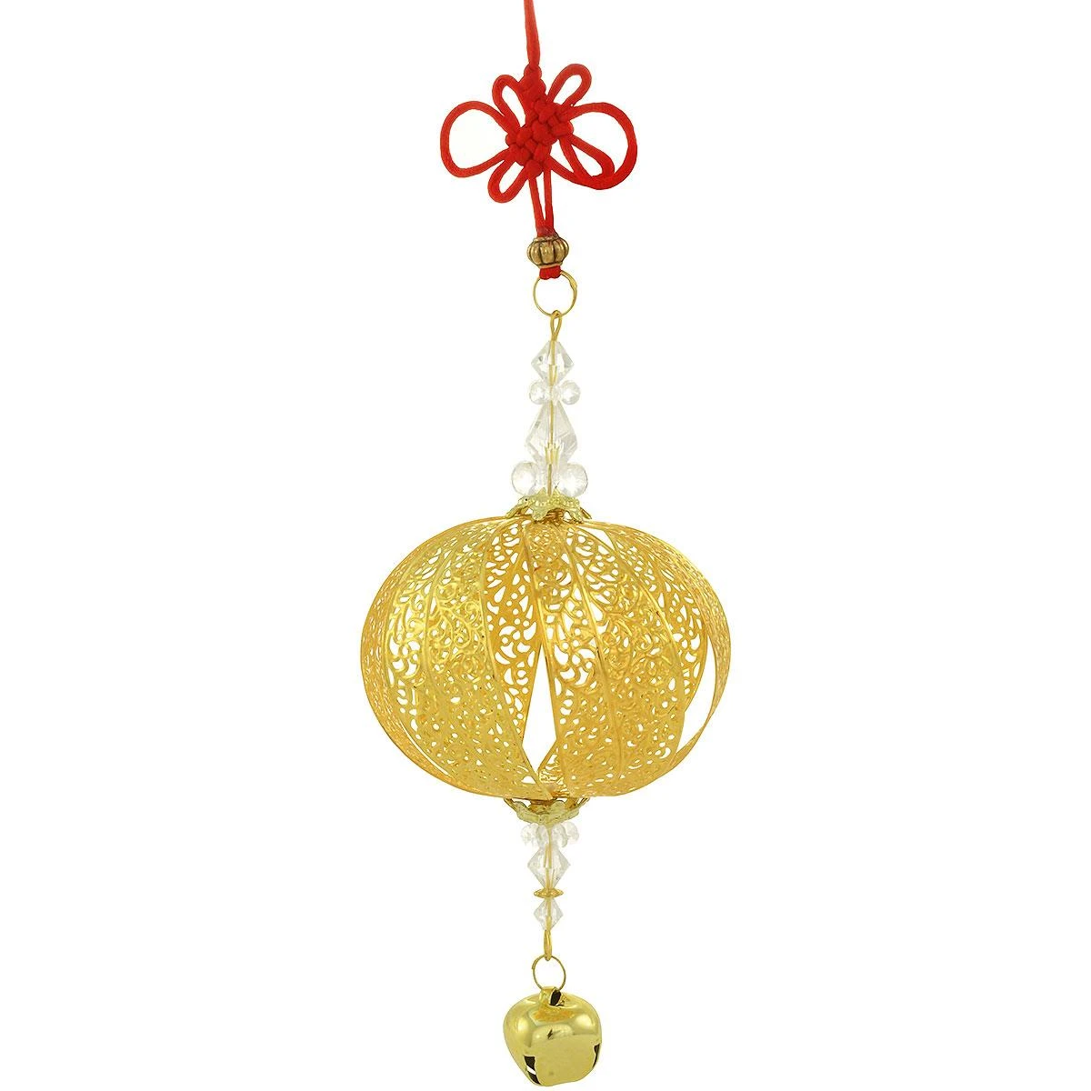 Wishing Bell Gold Metal Ornament With Message 3 Wishing Bell Gold Metal Ornament With Message