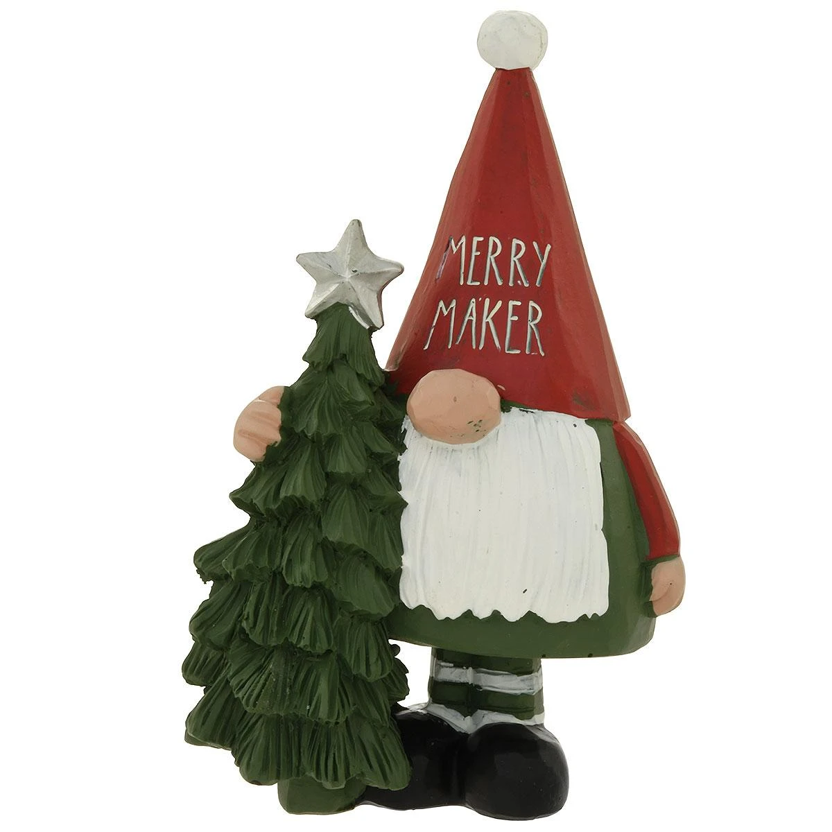 Gnome With Christmas Tree Figure 3 Gnome With Christmas Tree Figure