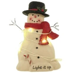 Lighted Christmas Snowman