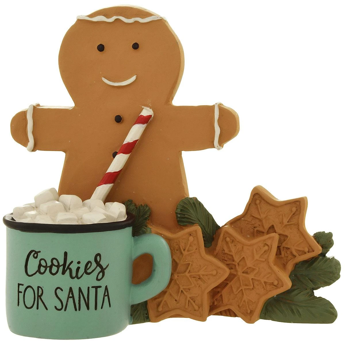 Gingerbread Man With Mug Figure 3 Gingerbread Man With Mug Figure