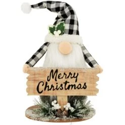 Gnome Merry Christmas, Buffalo Plaid