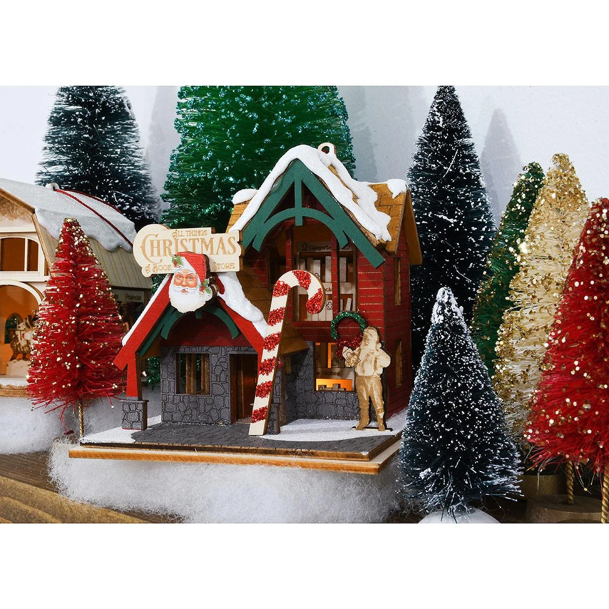 Christmas Book Store Ginger Cottages® Ornament 4 Christmas Book Store Ginger Cottages® Ornament - Image 2