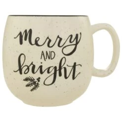 Merry And Bright Ceramic Mug
