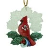 Cardinal Snowflake Wonderland Jim Shore Ornament