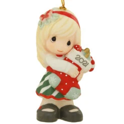 You Fill Me With Christmas Cheer 2021 Dated Precious Moments Girl Ornament