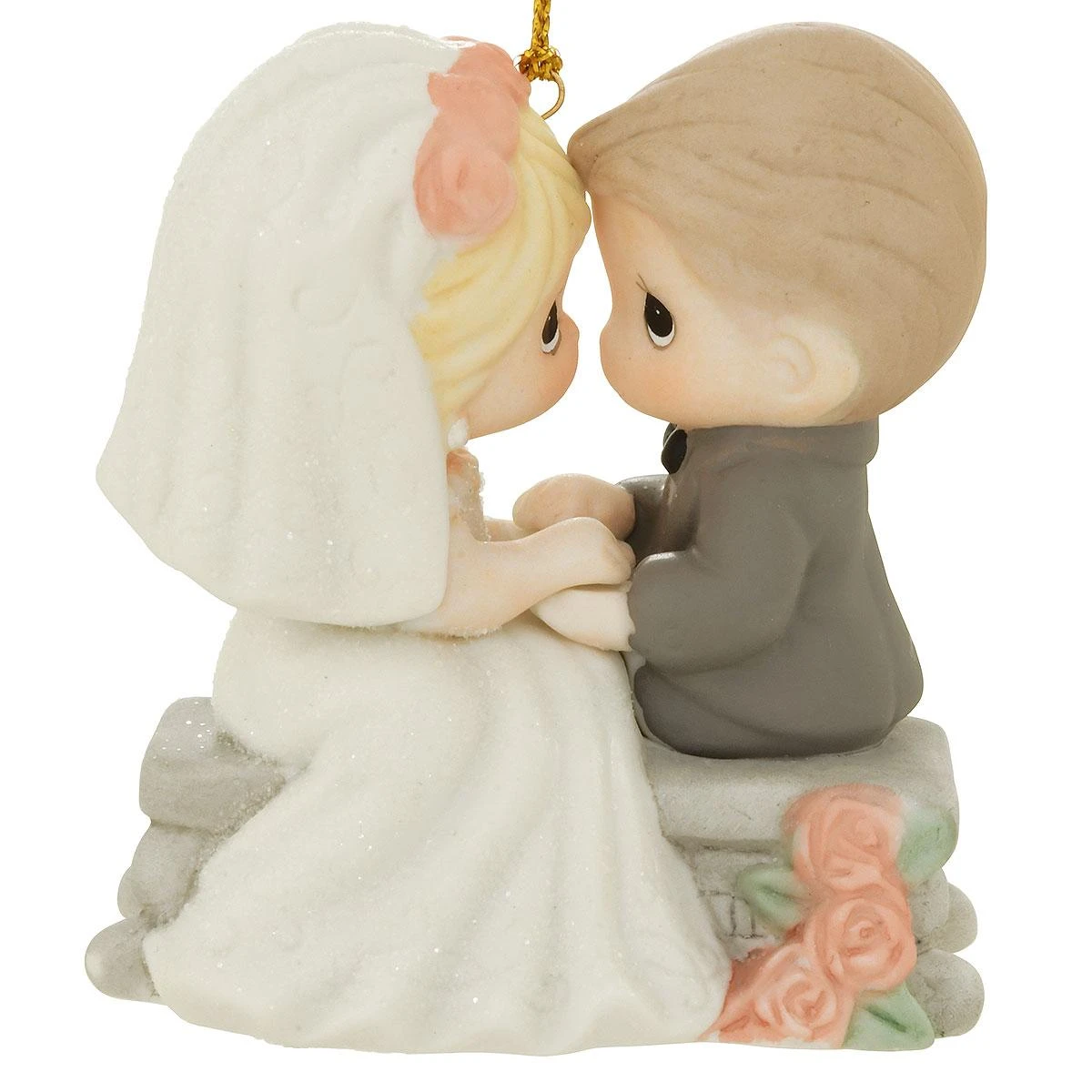 You're My Always Precious Moments Newlyweds On Bench Ornament 3 You're My Always Precious Moments Newlyweds On Bench Ornament