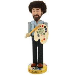 Bob Ross With Palette 10-Inch Nutcracker