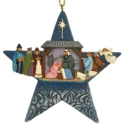 Star With Nativity Scene Jim Shore Ornament