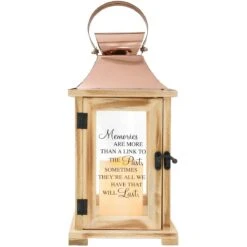 Memories Memorial Lantern With Verse