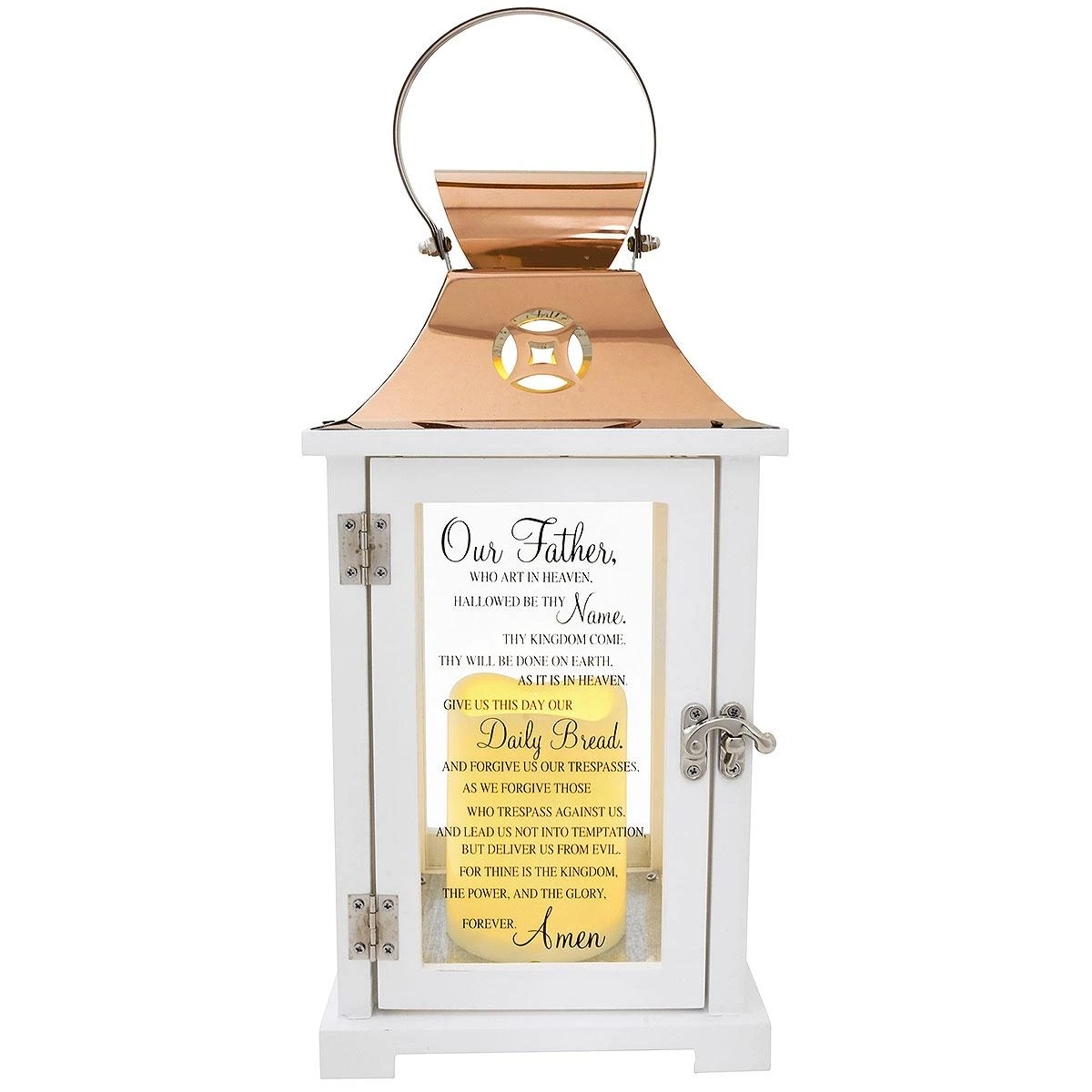 Memorial Lantern With Lord's Prayer 3 Memorial Lantern With Lord's Prayer