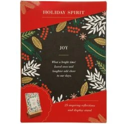 Holiday Spirit Reflections Inspiration Cards With Wooden Easel -Holiday Decoration Store 1254070 web 6