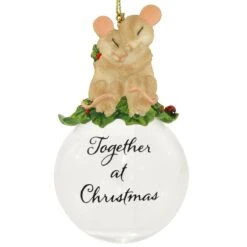 Charming Tails Hugging Mice Ornament