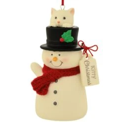 Kitty Christmas Snowpinions Ornament
