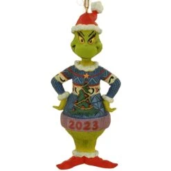 Grinch Dated 2023 Jim Shore Ornament