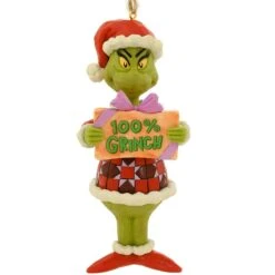 100% Grinch Jim Shore PVC Ornament