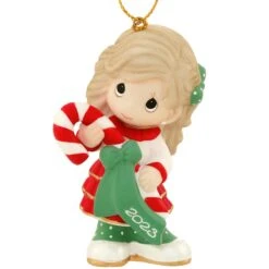 2023 Christmas Girl Precious Moments Ornament