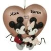 Personalized Mickey And Minnie Love Ornament