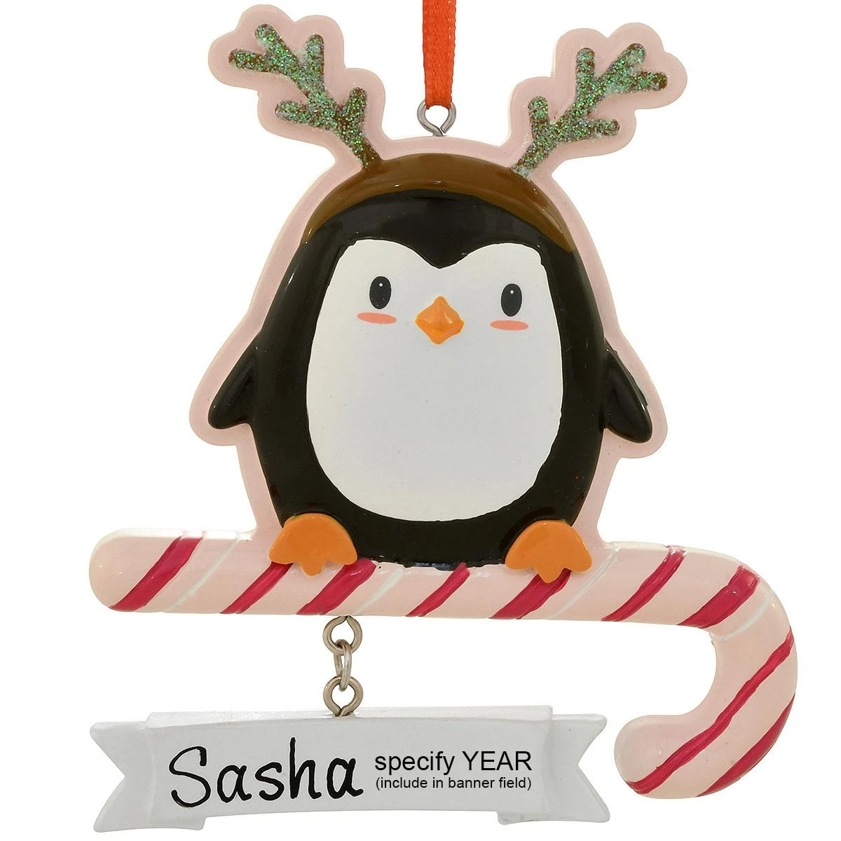 Personalized Penguin Pretender Ornament 3 Personalized Penguin Pretender Ornament