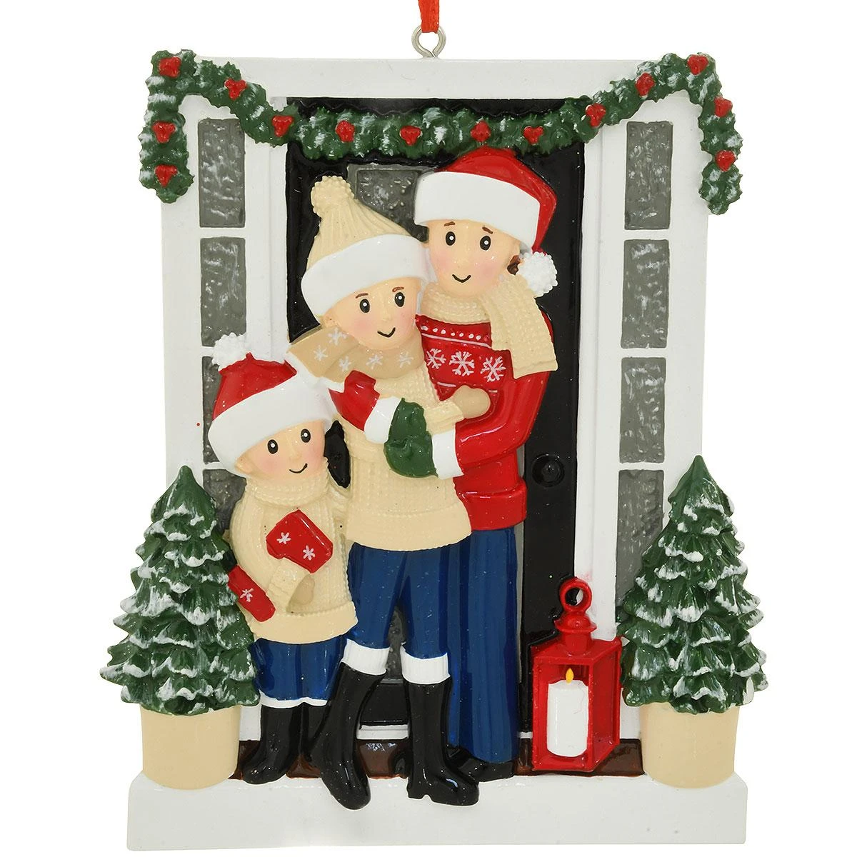 Personalized Farmhouse Family Of 3 Ornament 5 Personalized Farmhouse Family Of 3 Ornament - Image 3