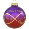 Personalized Infinity Love Heart 2 Tone Purple And Red Glass Ornament -Holiday Decoration Store 1260279 web 1.default