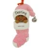 Personalized African American Baby In Stocking Pink Resin Ornament 1 Personalized African American Baby In Stocking Pink Resin Ornament -Holiday Decoration Store 1260301 web 1.default