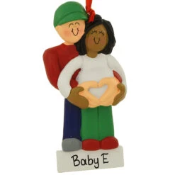 Expecting Biracial Couple, Male And African American Female