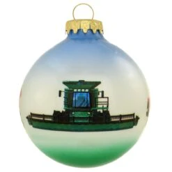 Personalized Farm Equipment Tricolor Glass Ornament -Holiday Decoration Store 1260314 web 2