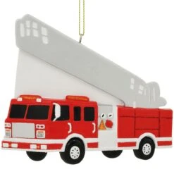 Personalized Fire Truck Resin Ornament -Holiday Decoration Store 1260328 web 2