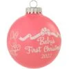 Baby's First Christmas 2022 Pink Glass Ornament 1 Baby's First Christmas 2022 Pink Glass Ornament -Holiday Decoration Store 1260367 web 1.default