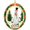 Bronner's Snowman Brass Ornament