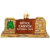 Bryce Canyon National Park Sign Glass Ornament -Holiday Decoration Store 1260586 web 1.default