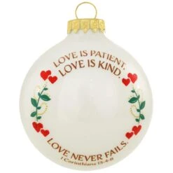 Personalized Corinthians 3 Inch Glass Ornament 7 Personalized Corinthians 3 Inch Glass Ornament -Holiday Decoration Store 1260594 web 3