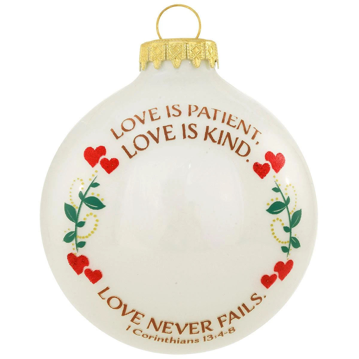 Personalized Corinthians 3 Inch Glass Ornament 5 Personalized Corinthians 3 Inch Glass Ornament - Image 3