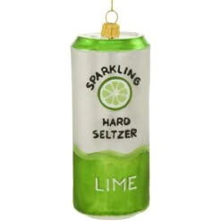 Hard Seltzer Can Glass Ornament