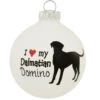 Personalized I Love My Dalmatian Glass Ornament 1 Personalized I Love My Dalmatian Glass Ornament -Holiday Decoration Store 1260870 web 1.default