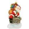 Santa In Chimney 2022 Bronner's Annual Glass Ornament 2 Santa In Chimney 2022 Bronner's Annual Glass Ornament -Holiday Decoration Store 1260911 web 1.default