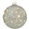 Snowflakes On Ball 4 Inch Glass Ornament 2 Snowflakes On Ball 4 Inch Glass Ornament -Holiday Decoration Store 1260984 web 1.default