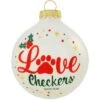 Personalized LOVE Pawprint Glass Ornament -Holiday Decoration Store 1261011 web 1.default