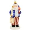 Patriotic Santa Signature Collection Glass Ornament 1 Patriotic Santa Signature Collection Glass Ornament -Holiday Decoration Store 1261017 web 1.default