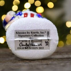 Patriotic Santa Signature Collection Glass Ornament -Holiday Decoration Store 1261017 web 3