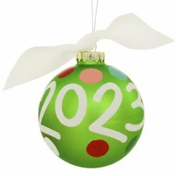 2023 4 Inch Glass Ornament