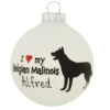 Personalized I Love My Belgian Malinois Glass Ornament -Holiday Decoration Store 1261132 web 1.default
