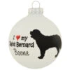 Personalized I Love My Saint Bernard Glass Ornament -Holiday Decoration Store 1261133 web 1.default
