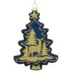 Blue Christmas Tree With Deer Glass Ornament -Holiday Decoration Store 1261178 web 1.default