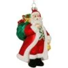 Santa 5 Inch Glass Ornament -Holiday Decoration Store 1261203 web 1.default