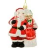 Santa And Mrs. Claus Glass Ornament 2 Santa And Mrs. Claus Glass Ornament -Holiday Decoration Store 1261206 web 1.default